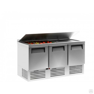 Шкаф холодильный T70 M3sal-1-G 9005-1 черный, без борта SL 3GNG Полюс 1/3 