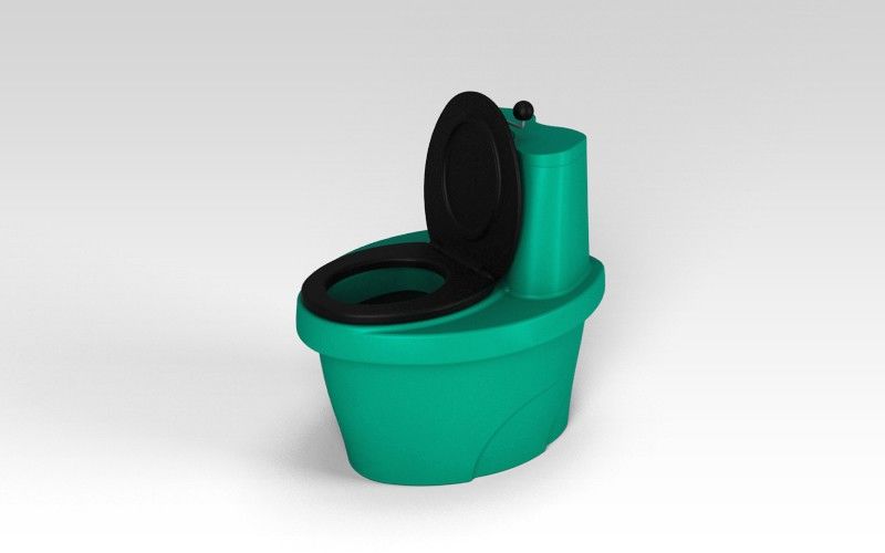 Торфяной туалет Rostok зеленый