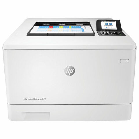 Принтер лазерный ЦВЕТНОЙ HP Color LaserJet Enterprise M455dn, А4, 27 стр./м