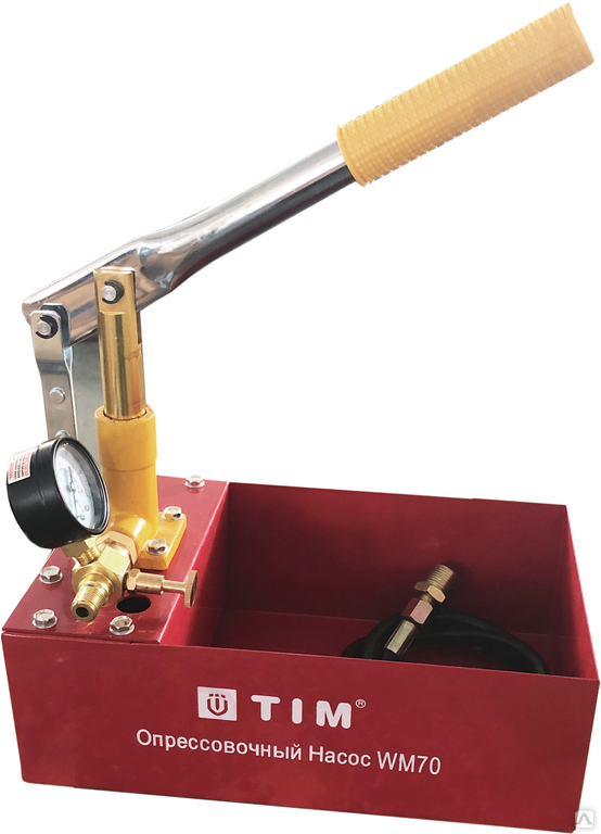 Ручной опрессовочный насос TIM WM-70 1