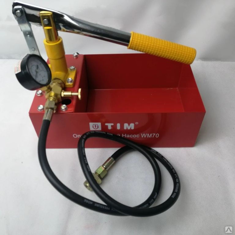 Ручной опрессовочный насос TIM WM-70 2