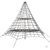 Веревочный парк - Пирамида из армированного каната 5 м #1