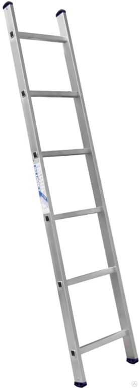 Лестница 1-секционная (приставная) простая 1х6 м